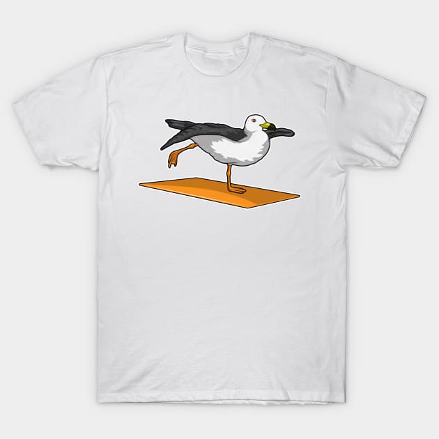 Seagull Yoga Meditation Fitness T-Shirt by Markus Schnabel